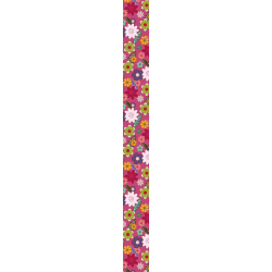 BANDE FLOWER POWER CRUSH FUSCHIA