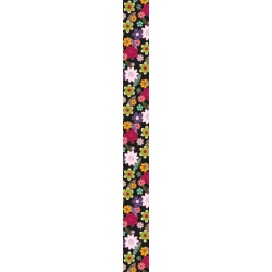 BANDE FLOWER POWER SUPER BLACK