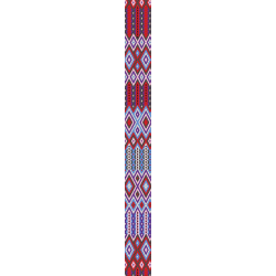 BANDE PERU BLUE & DEEP RED